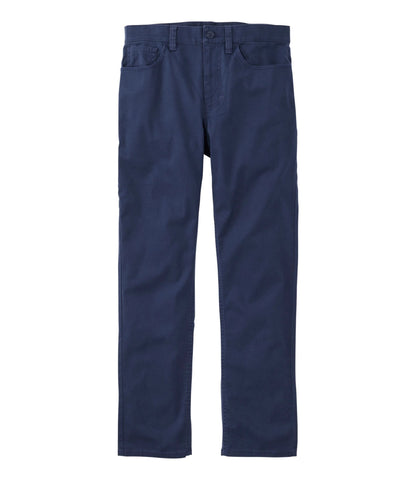 L.L.Bean Men's BeanFlex® Performance Canvas Pants, Five-Pocket, Standard Fit Carbon Navy