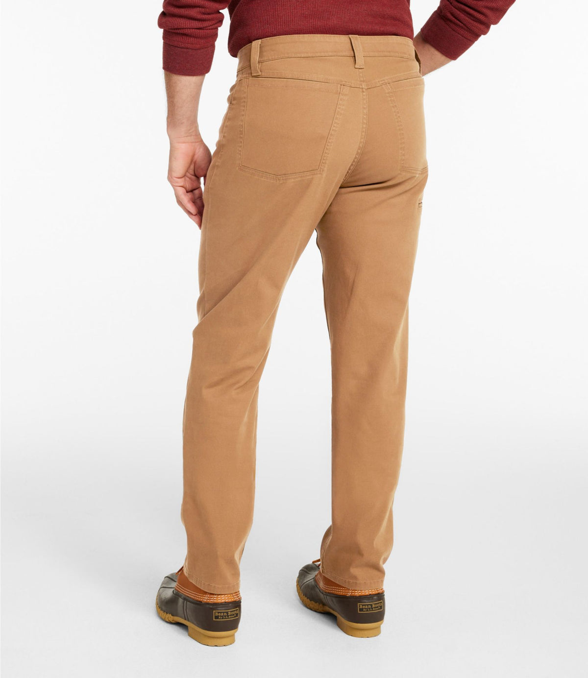 L.L.Bean Men's BeanFlex® Performance Canvas Pants, Five-Pocket, Standard Fit Carbon Navy