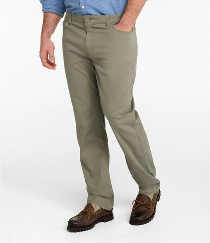 L.L.Bean Men's BeanFlex® Performance Canvas Pants, Five-Pocket, Standard Fit Carbon Navy