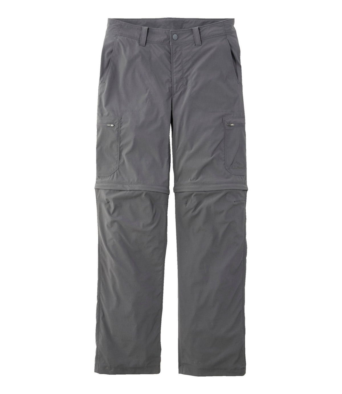 L.L.Bean Men's Water-Resistant Cresta Zip-Off Pants, Standard Fit Alloy Gray