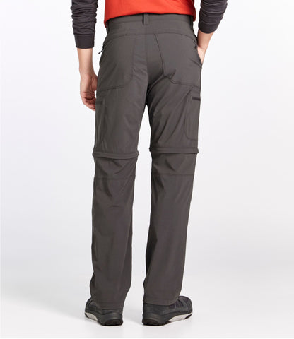 L.L.Bean Men's Water-Resistant Cresta Zip-Off Pants, Standard Fit Alloy Gray