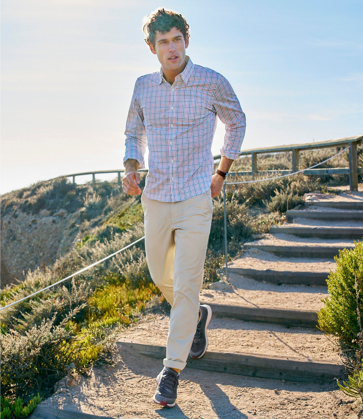 L.L.Bean Men's Comfort Stretch Performance® Chinos, Standard Athletic Fit Heritage Khaki