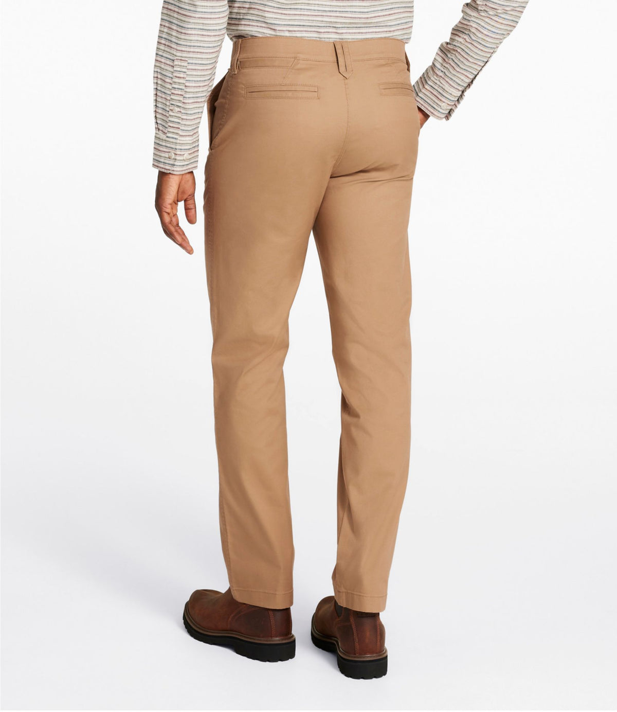 L.L.Bean Men's Comfort Stretch Performance® Chinos, Standard Athletic Fit Heritage Khaki