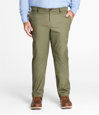 L.L.Bean Men's Comfort Stretch Performance® Chinos, Standard Athletic Fit Heritage Khaki