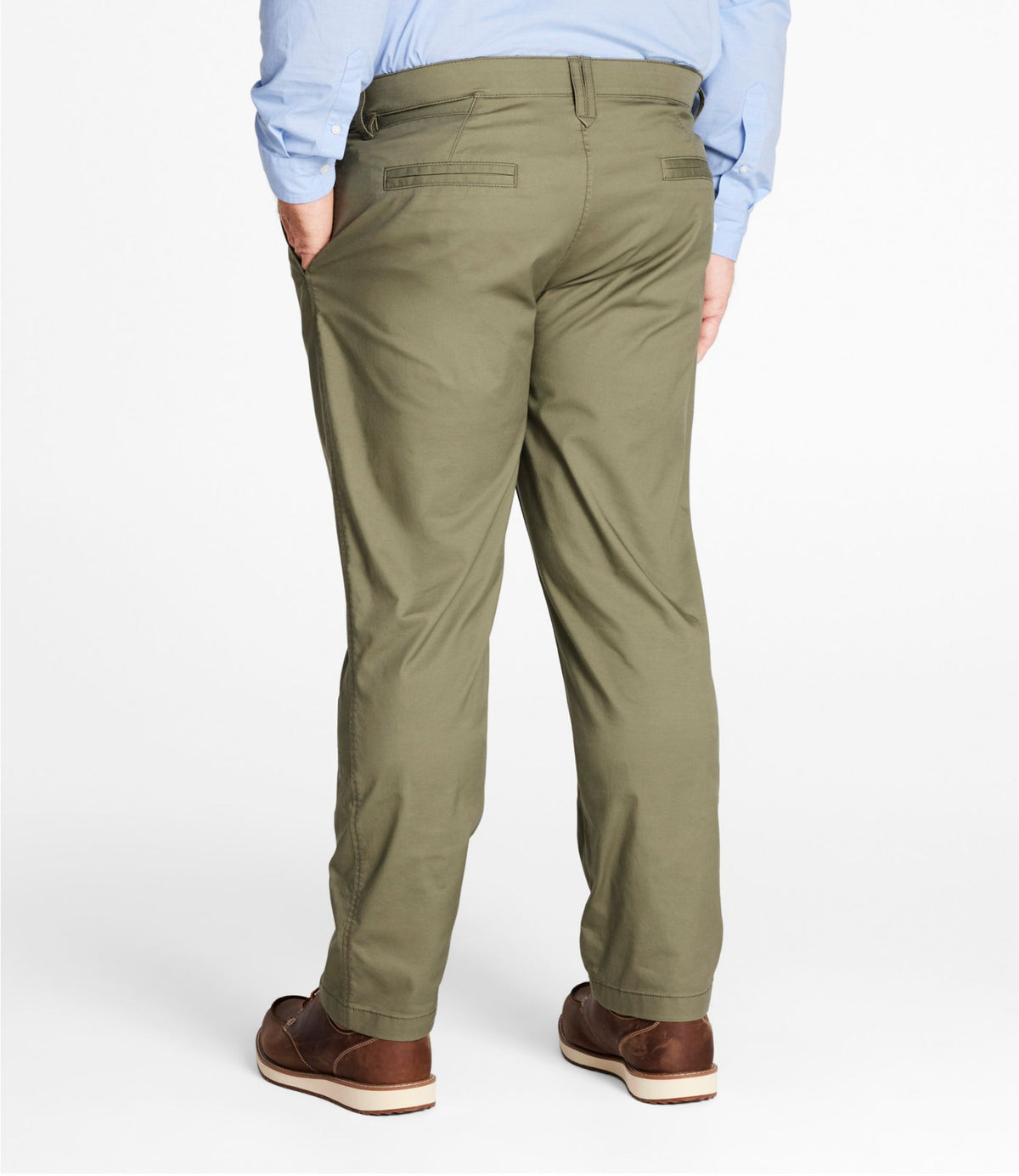 L.L.Bean Men's Comfort Stretch Performance® Chinos, Standard Athletic Fit Heritage Khaki