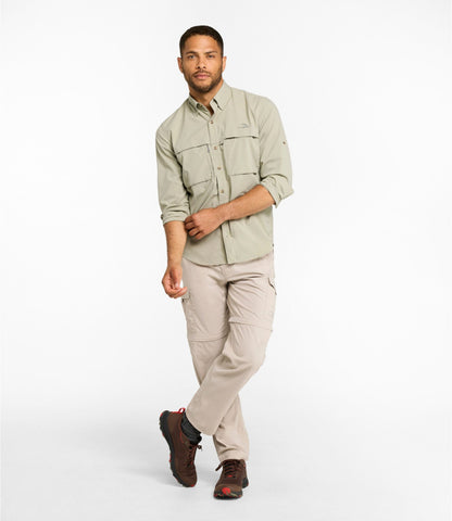 L.L.Bean Men's Tropicwear Zip-Leg Pants Frost Gray