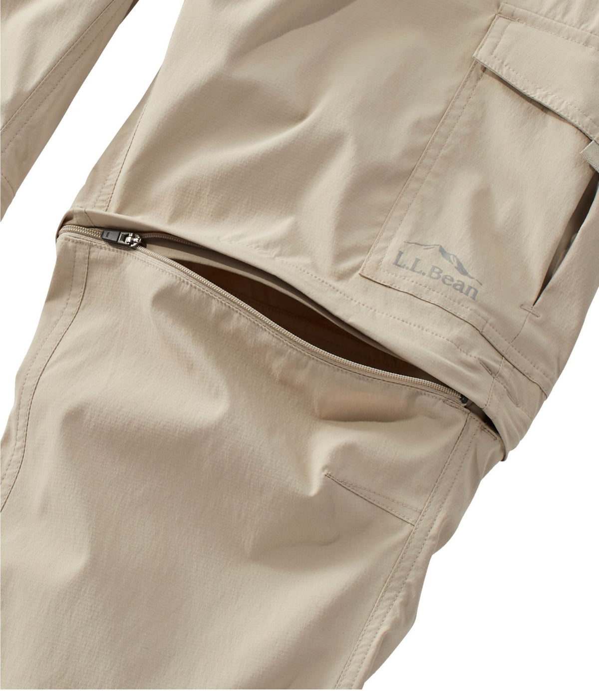 L.L.Bean Men's Tropicwear Zip-Leg Pants Frost Gray