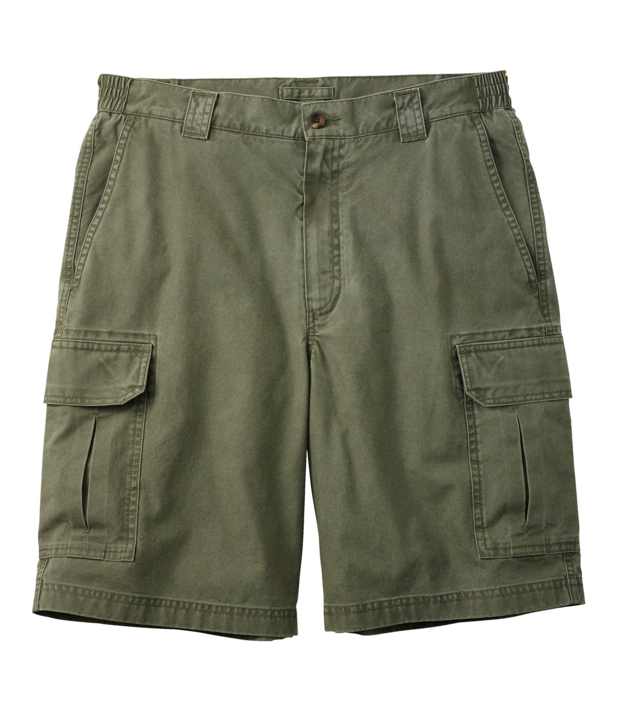 L.L.Bean Men's Tropic-Weight Cargo Shorts, Comfort Waist, 10" Dusty Olive