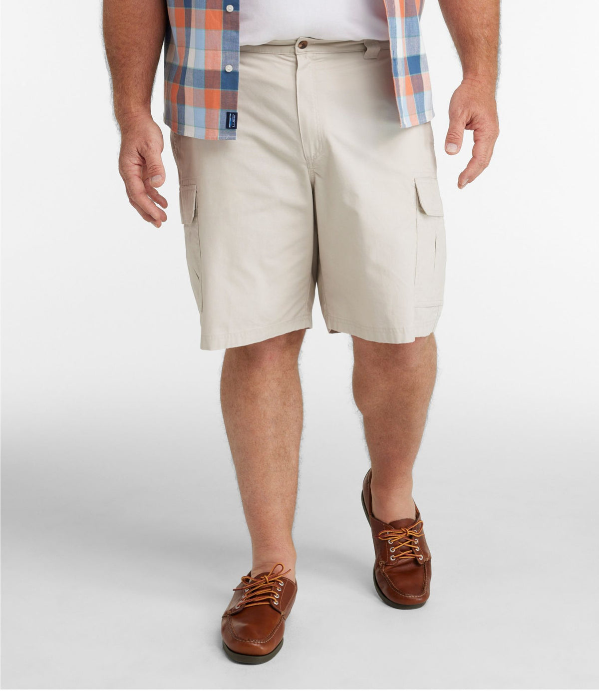L.L.Bean Men's Tropic-Weight Cargo Shorts, Comfort Waist, 10" Dusty Olive