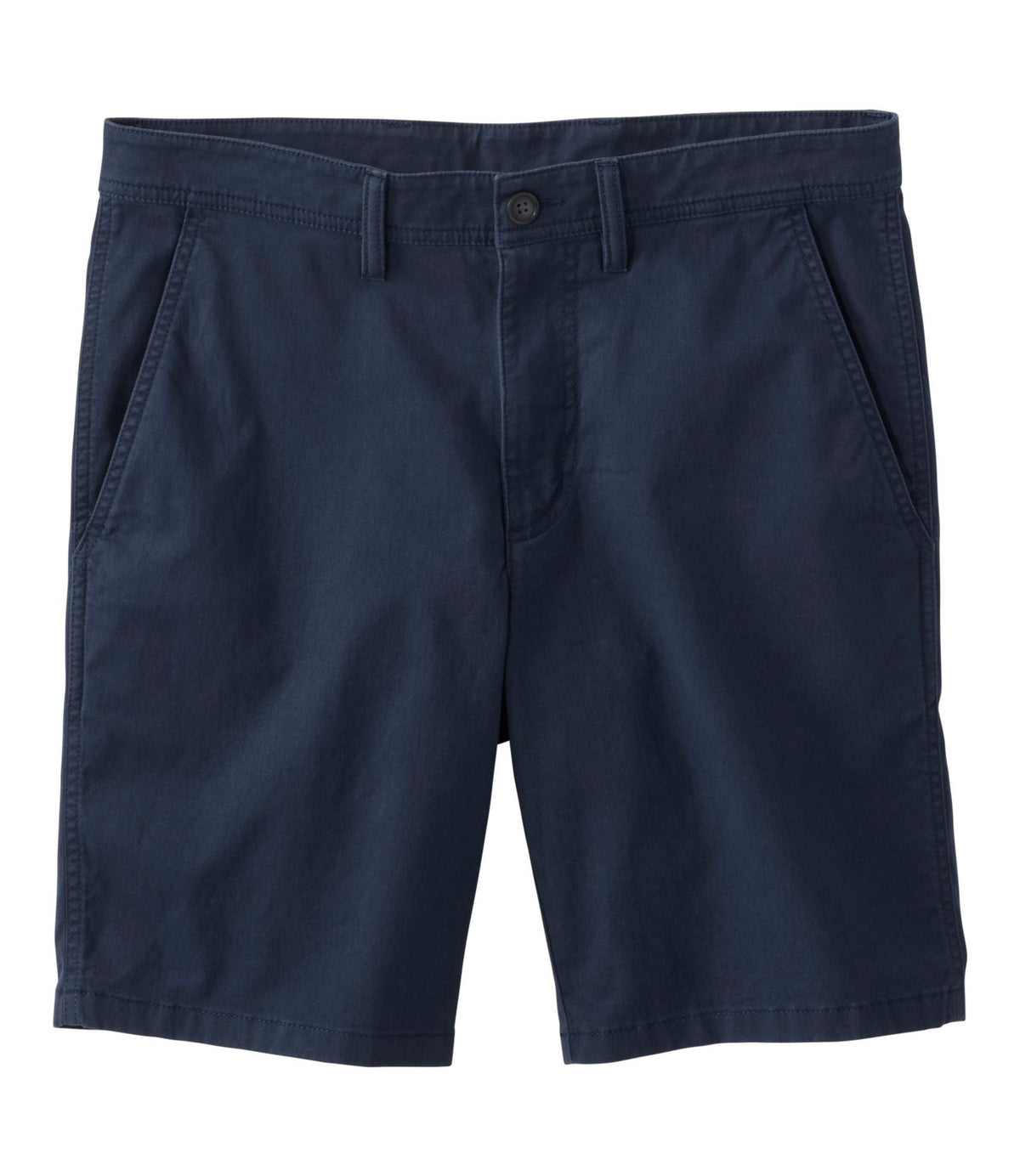 L.L.Bean Men's Sunwashed Khaki Shorts, 9" Carbon Navy