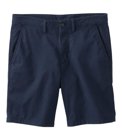 L.L.Bean Men's Sunwashed Khaki Shorts, 9" Carbon Navy