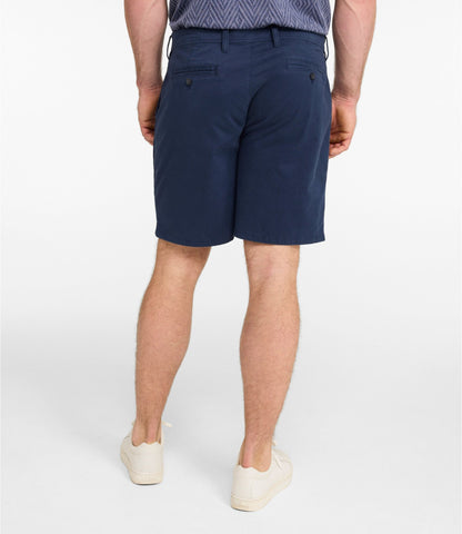 L.L.Bean Men's Sunwashed Khaki Shorts, 9" Carbon Navy