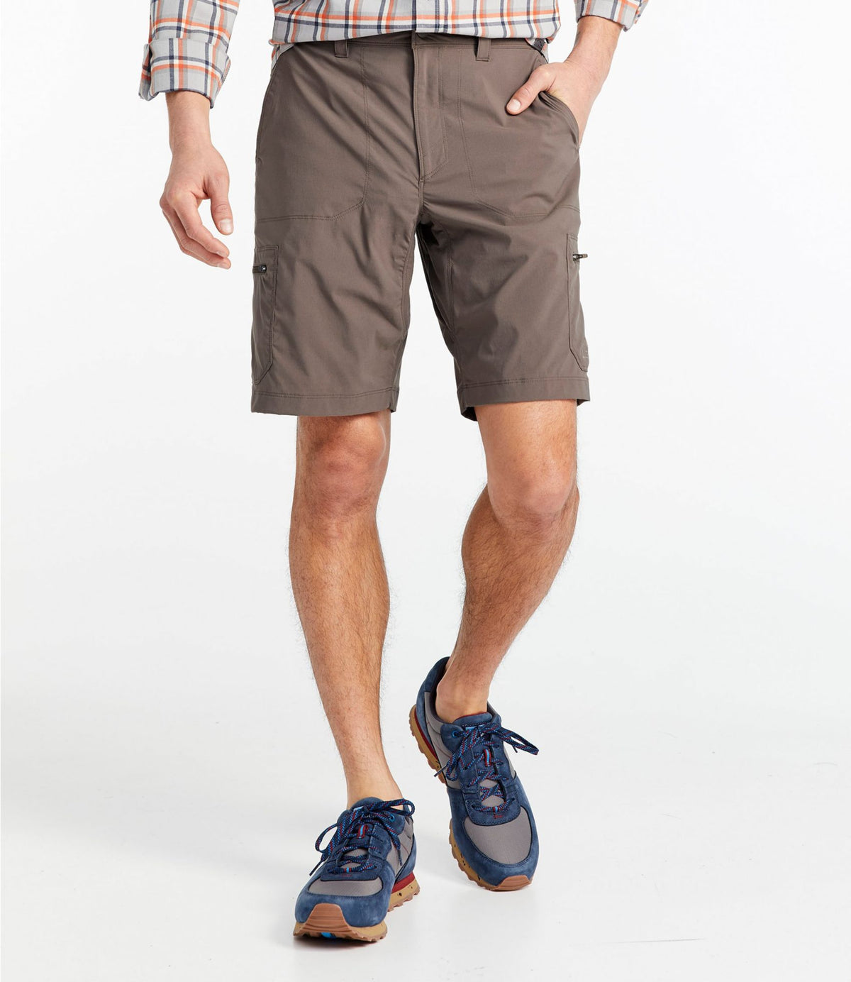 L.L.Bean Men's Cresta Shorts, 10" Alloy Gray