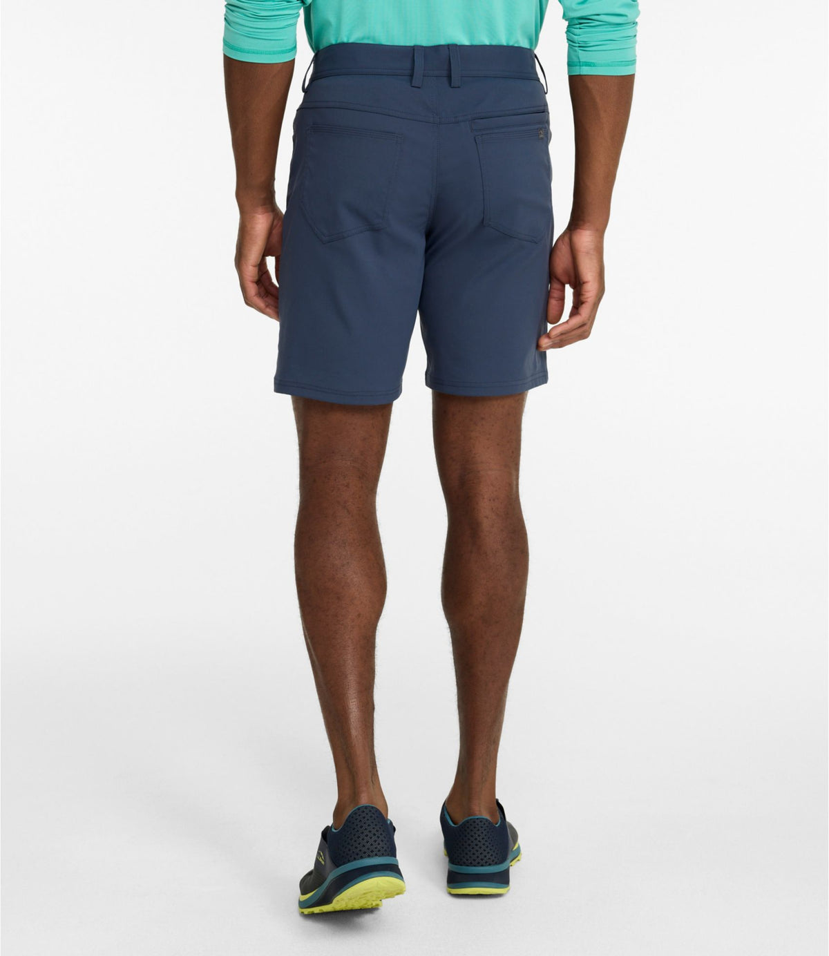 L.L.Bean Men's VentureStretch Five-Pocket Shorts, 9" Carbon Navy