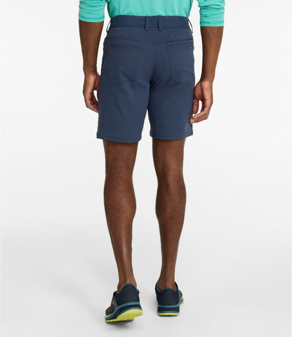 L.L.Bean Men's VentureStretch Five-Pocket Shorts, 9" Carbon Navy