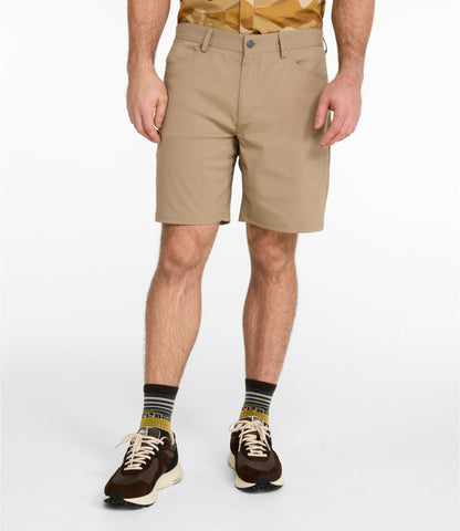 L.L.Bean Men's VentureStretch Five-Pocket Shorts, 9" Carbon Navy