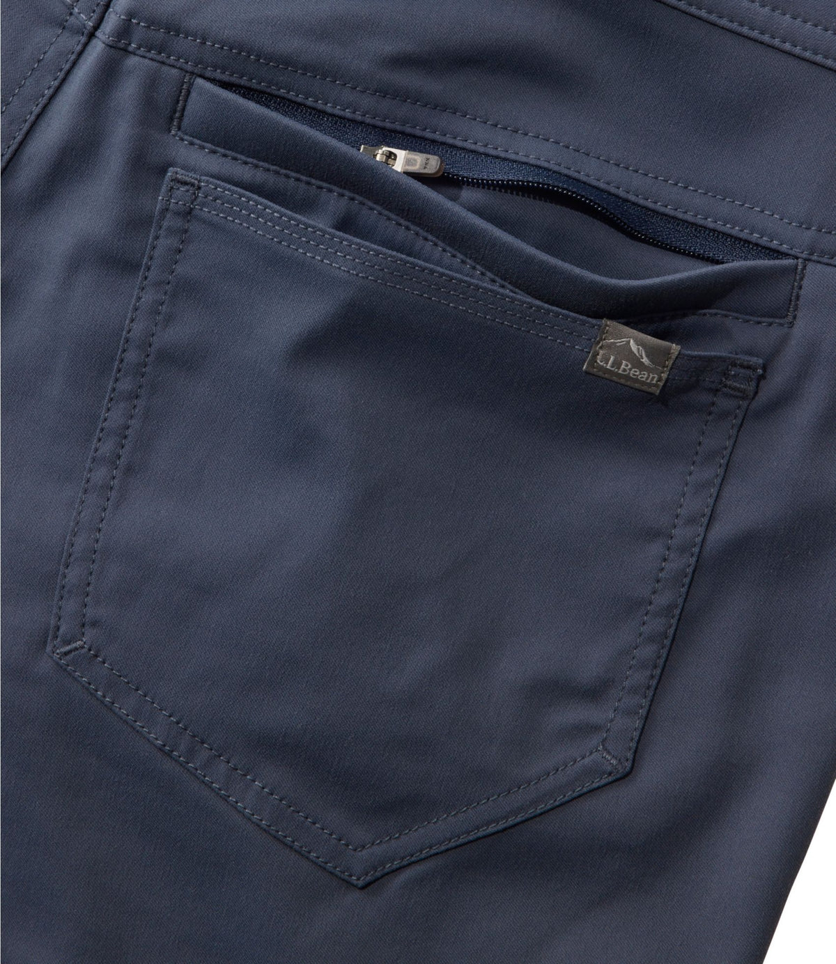 L.L.Bean Men's VentureStretch Five-Pocket Shorts, 9" Carbon Navy