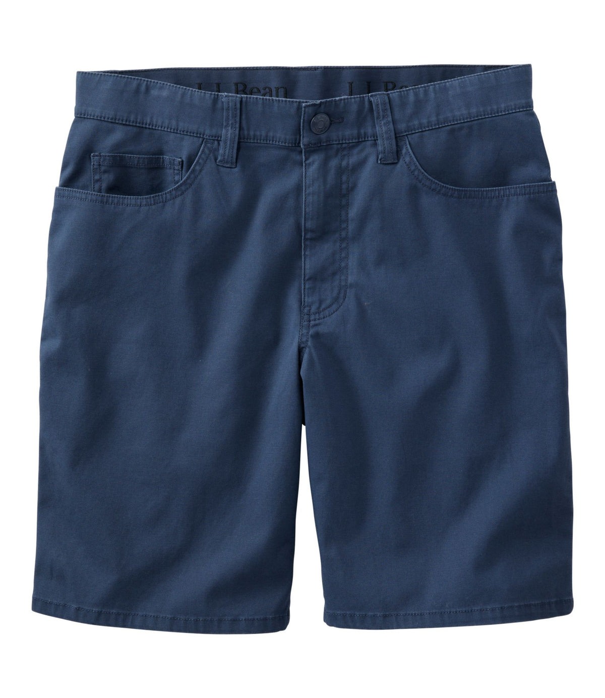 L.L.Bean Men's BeanFlex® Performance Canvas Shorts, 9" Carbon Navy