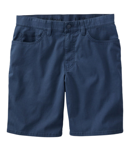 L.L.Bean Men's BeanFlex® Performance Canvas Shorts, 9" Carbon Navy