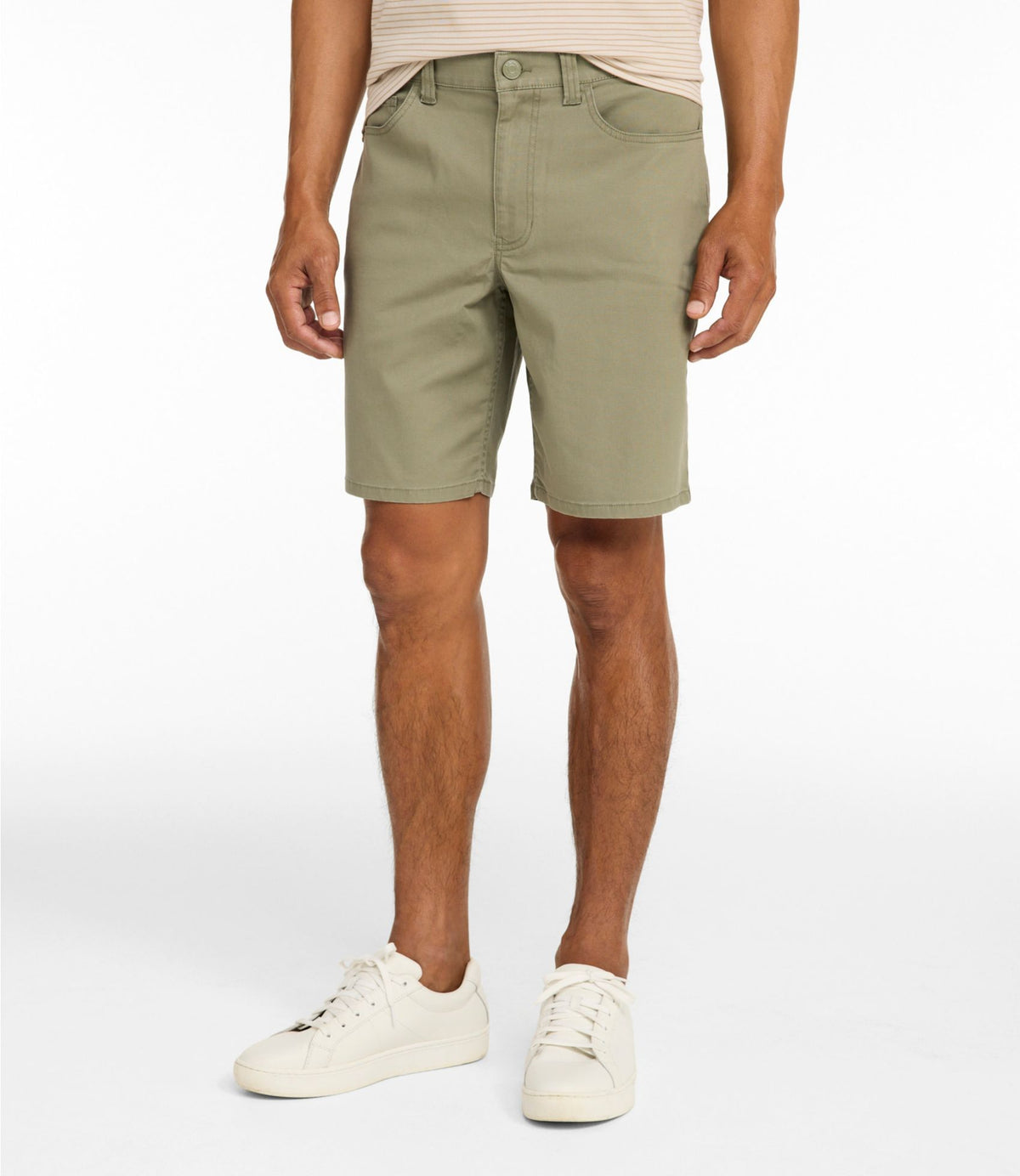 L.L.Bean Men's BeanFlex® Performance Canvas Shorts, 9" Carbon Navy