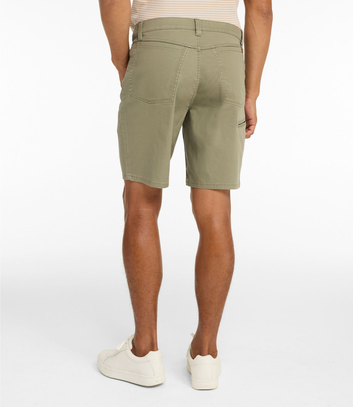 L.L.Bean Men's BeanFlex® Performance Canvas Shorts, 9" Carbon Navy