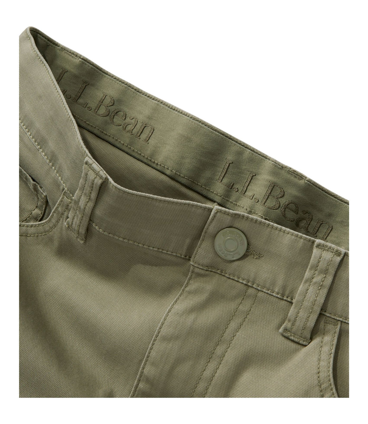 L.L.Bean Men's BeanFlex® Performance Canvas Shorts, 9" Carbon Navy