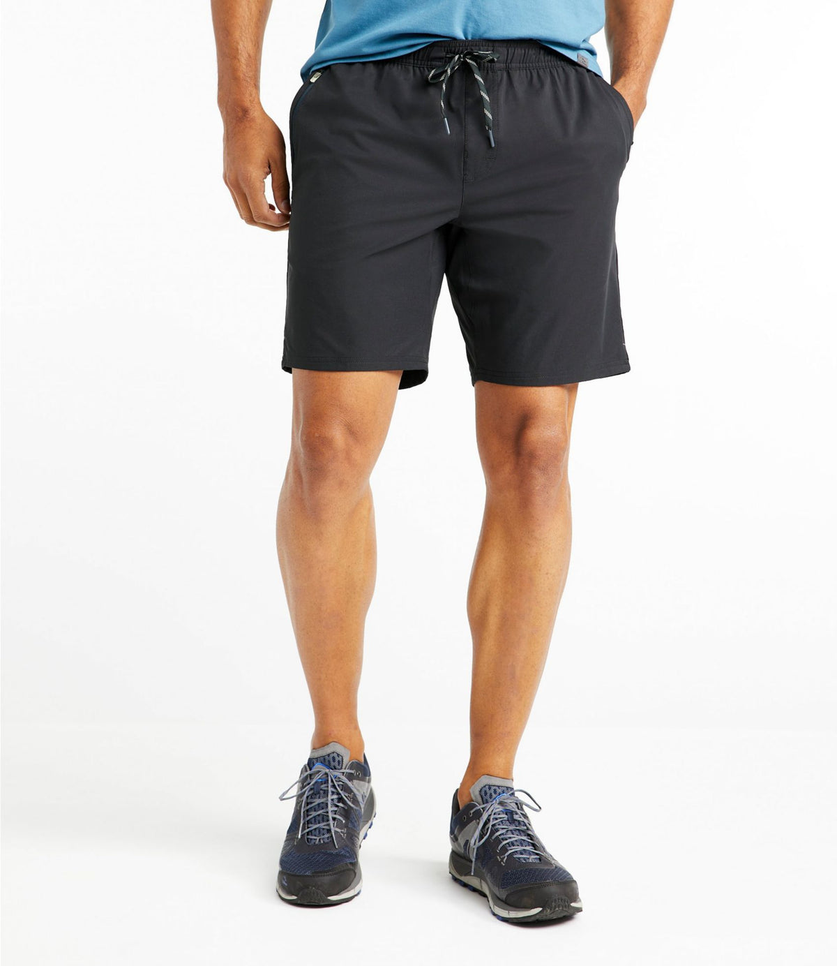 L.L.Bean Men's L.L.Bean Multisport Shorts, 9" Alloy Gray