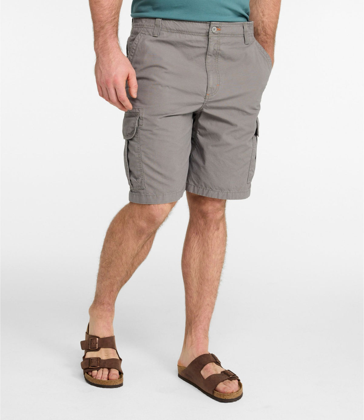 L.L.Bean Men's L.L.Bean Allagash Cargo Shorts, 10" Asphalt