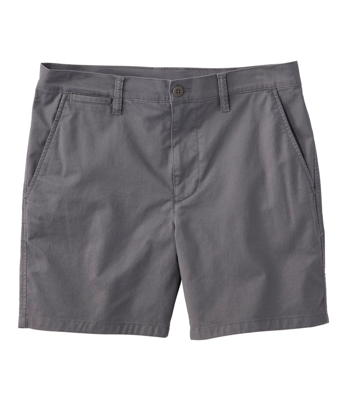 L.L.Bean Men's Comfort Stretch Performance® Everywhere Chino Shorts, 6" Graphite