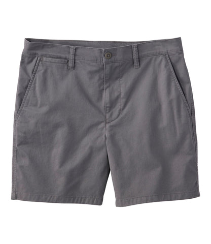 L.L.Bean Men's Comfort Stretch Performance® Everywhere Chino Shorts, 6" Graphite