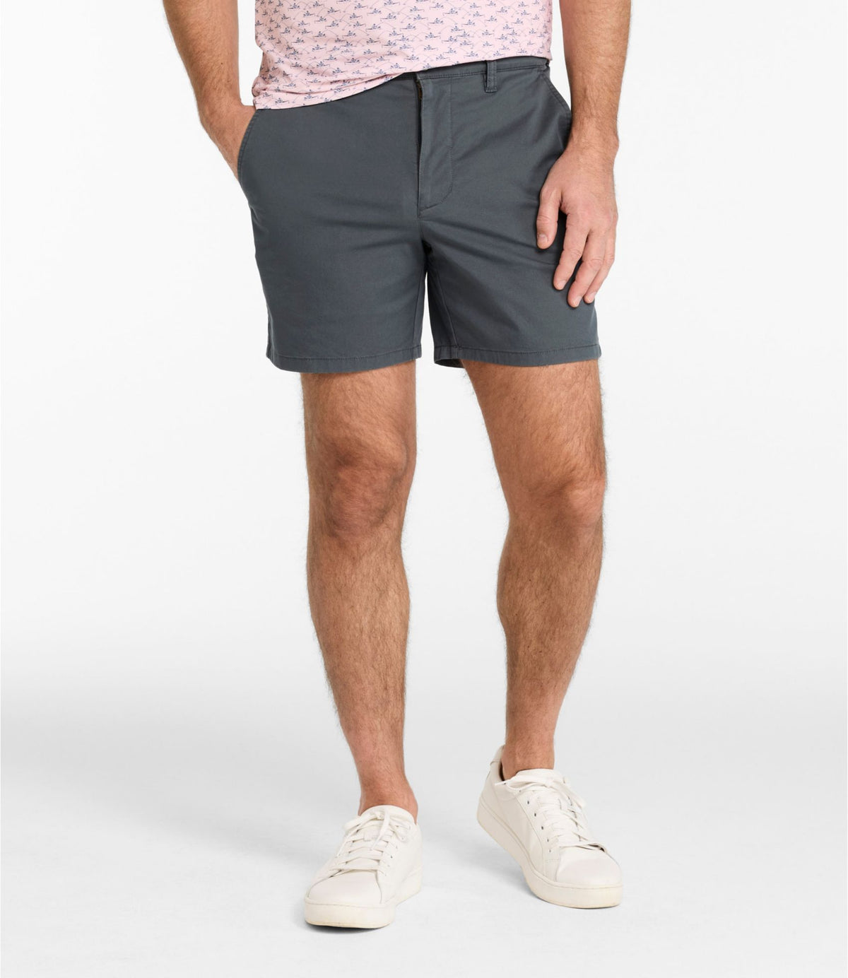 L.L.Bean Men's Comfort Stretch Performance® Everywhere Chino Shorts, 6" Graphite