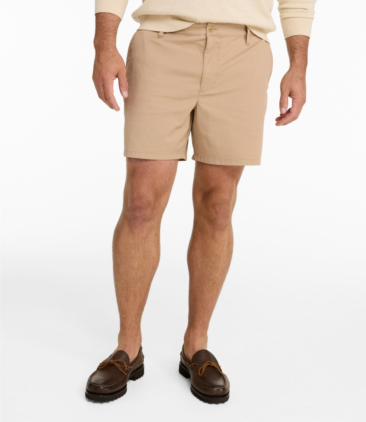 L.L.Bean Men's Comfort Stretch Performance® Everywhere Chino Shorts, 6" Graphite