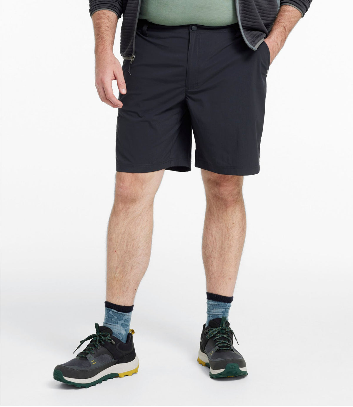 L.L.Bean Men's Access Trail Shorts, 9" Carbon Navy