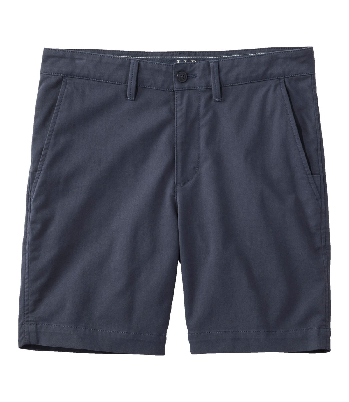 L.L.Bean Men's Comfort Stretch® Chino Shorts, 8" Carbon Navy