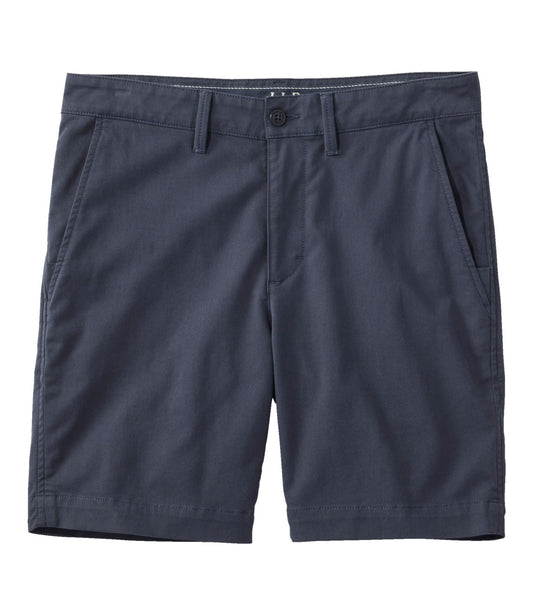 L.L.Bean Men's Comfort Stretch® Chino Shorts, 8" Carbon Navy
