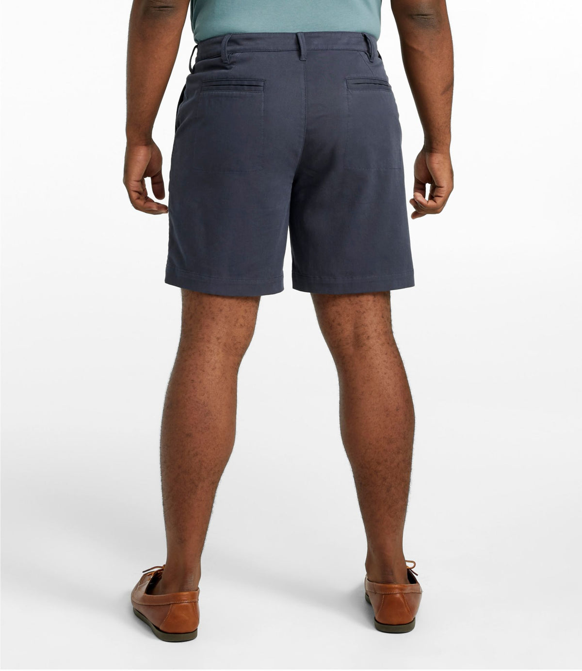 L.L.Bean Men's Comfort Stretch® Chino Shorts, 8" Carbon Navy