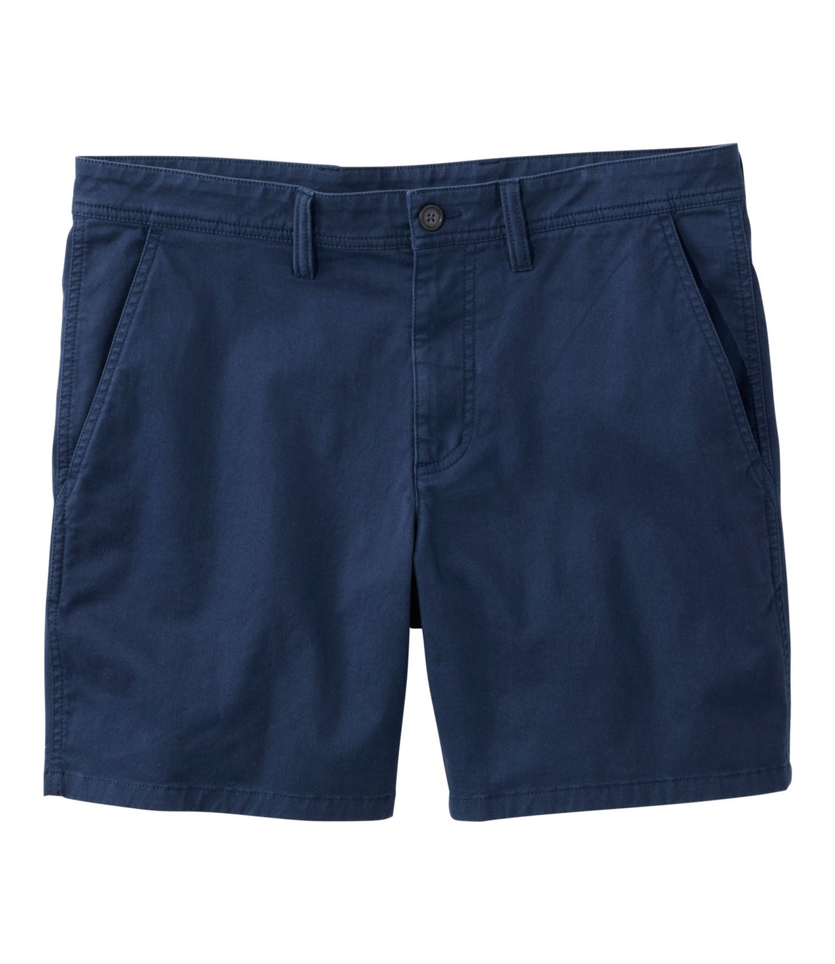 L.L.Bean Men's Sunwashed Khaki Shorts, 7" Carbon Navy