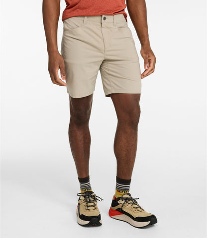 L.L.Bean Men's Mountainside Ripstop Shorts, 8" Carbon Navy