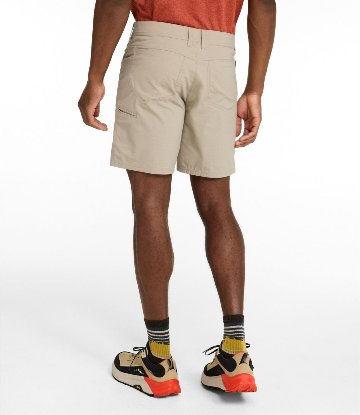 L.L.Bean Men's Mountainside Ripstop Shorts, 8" Carbon Navy