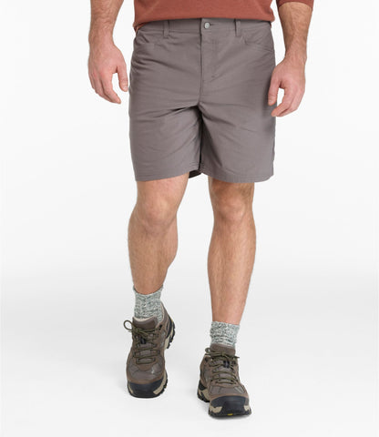 L.L.Bean Men's Mountainside Ripstop Shorts, 8" Carbon Navy