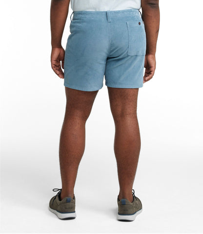 L.L.Bean Men's BeanFlex® Corduroy Shorts, 7" Cadet Blue