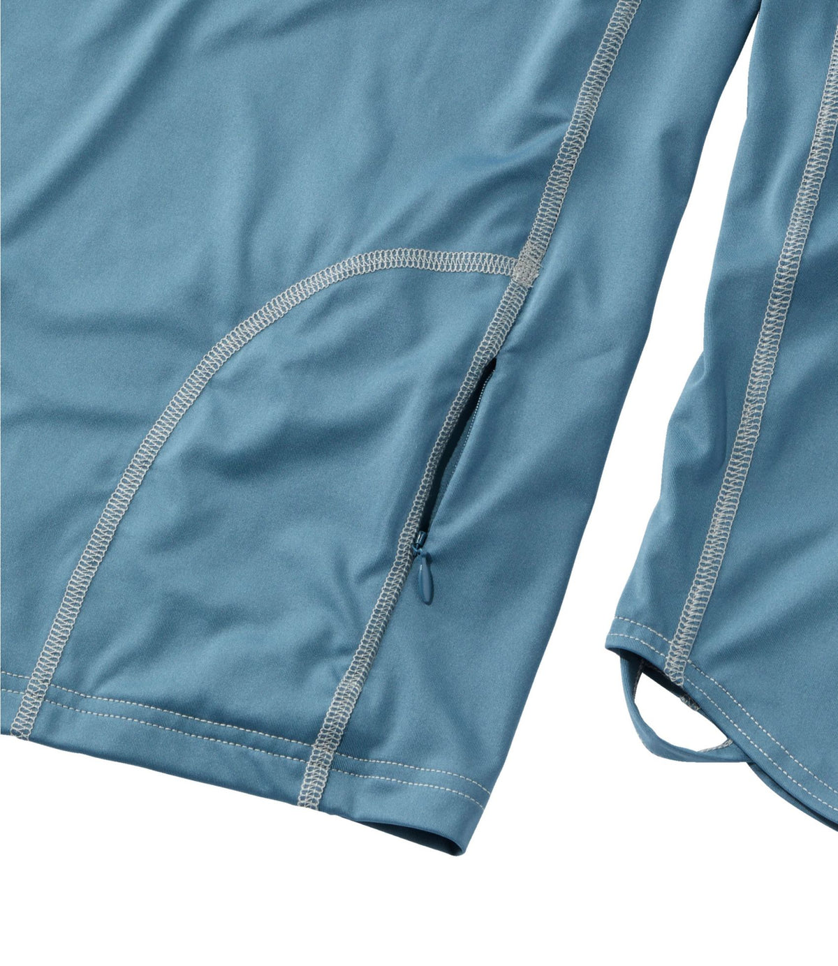 L.L.Bean Men's Swift River Cooling Rash Guard Iron Blue