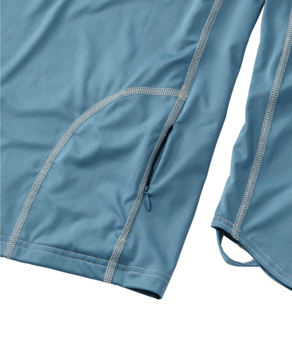 L.L.Bean Men's Swift River Cooling Rash Guard Iron Blue