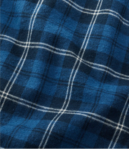 L.L.Bean Men's Scotch Plaid Flannel Sleep Pants Grey Stewart