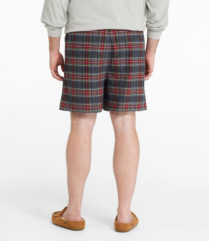 L.L.Bean Men's Scotch Plaid Flannel Boxers Black Watch Tartan