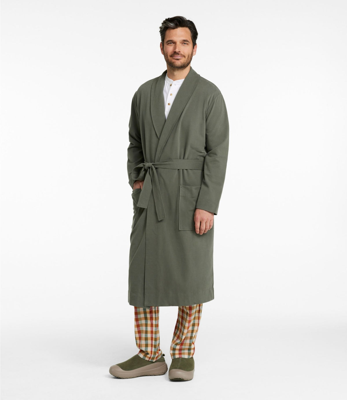 L.L.Bean Men's Comfort Stretch Robe