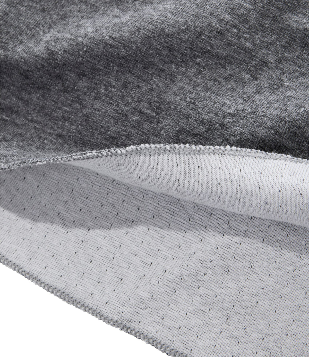 L.L.Bean Men's Double-Layer Underwear, Crewneck Charcoal Heather