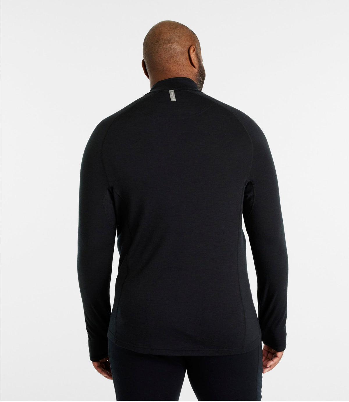 L.L.Bean Men's Cresta Midweight 250 Quarter-Zip Top Carbon Navy