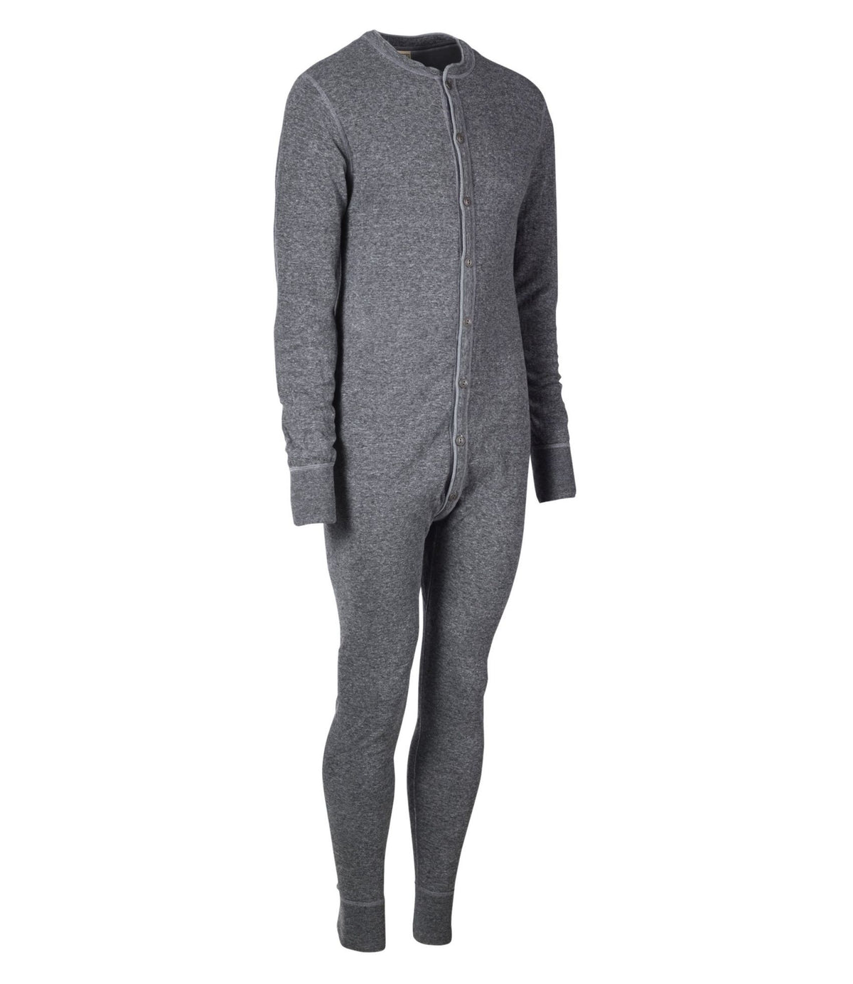 L.L.Bean Men's Two-Layer Union Suit Charcoal