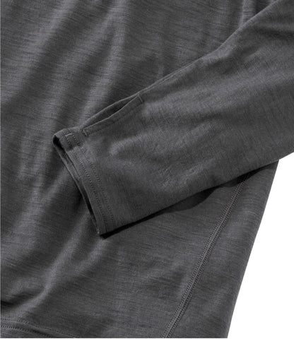 L.L.Bean Men's Cresta Wool Ultralight 150 Turtleneck Alloy Gray